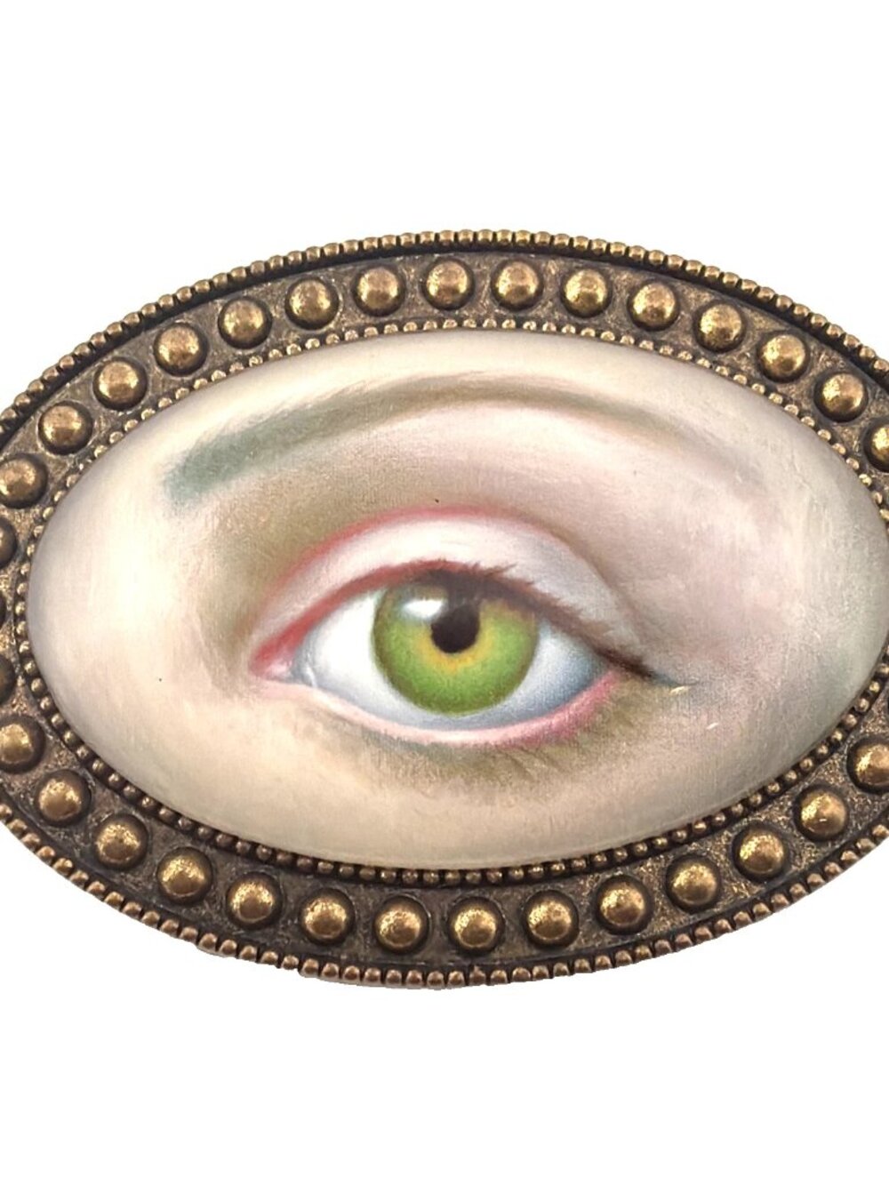 Mark Ryden Lovers Eye Brooch MR 2015 Limited Edition Dome Crystal Pin